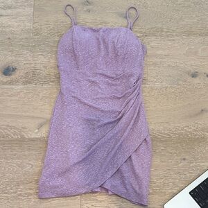 Crystal Doll Lilac Spaghetti Strap Dress